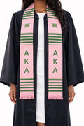 Alpha Kappa Alpha Pink Kente Stole