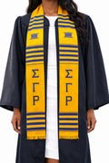 Sigma Gamma Rho Gold Kente Stole